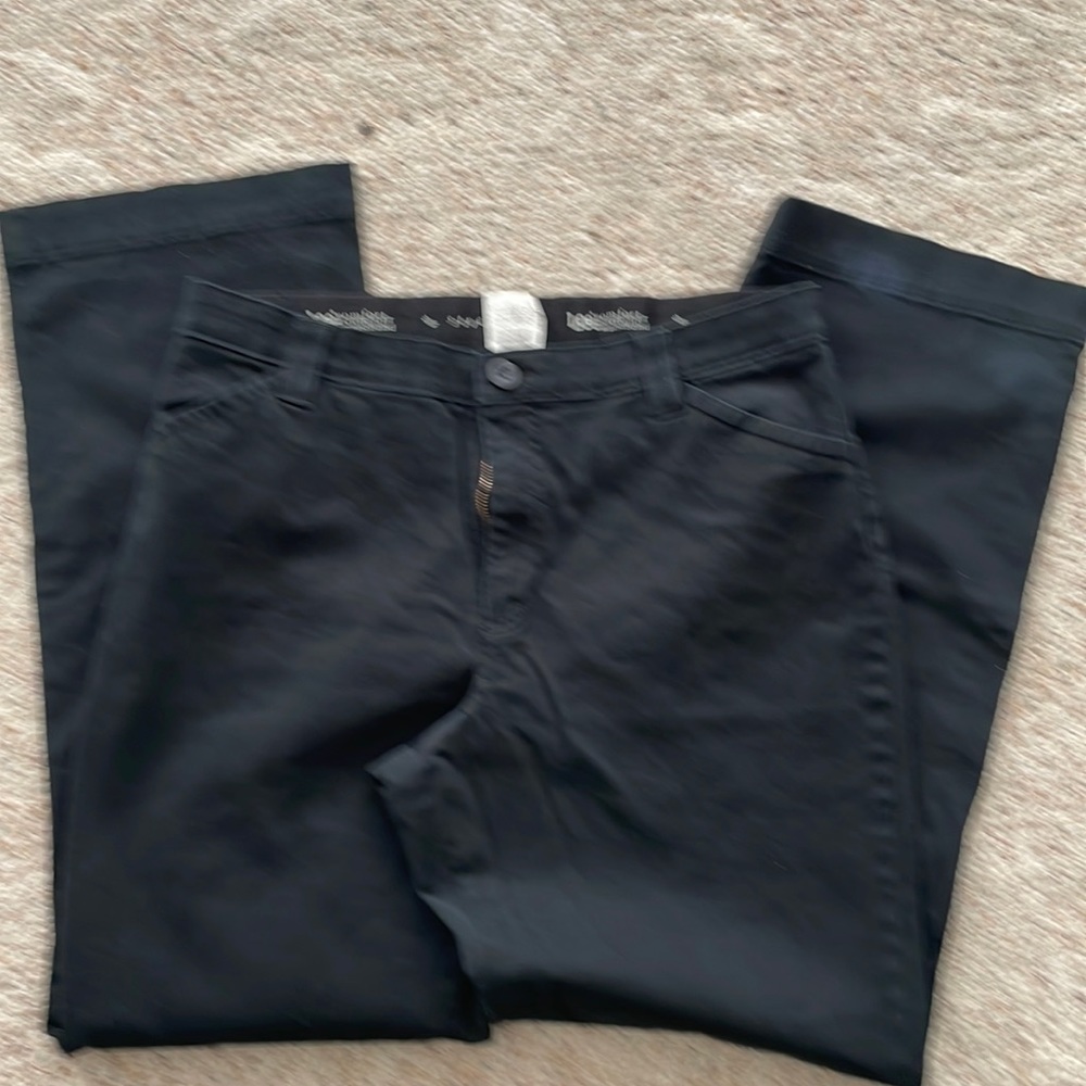 NWOT Lee stretch cotton/spandex black pants washed, tried on, but never worn.